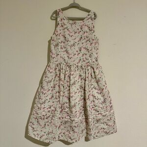 Girls POLO Ralph Lauren Floral Dress Fit Flare Size 8 Spring Sleeveless